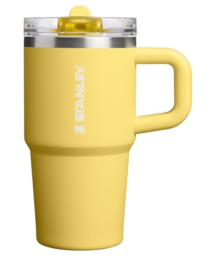 Image of STANLEY Quencher ProTour Flip Straw Tumbler with Leakproof Lid 20 oz | Built-In Straw & Handle | Cupholder Compatible for Travel | Insulated Stainless Steel Cup | BPA-Free | Daffodil