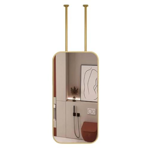 Miroir de plafond rectangulaire suspendu 40x80 cm pour maquillage