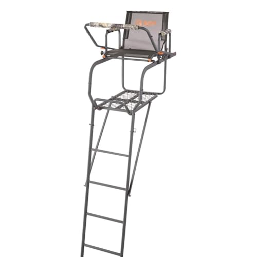 Guide Gear 15.5' Climbing Ladder Tree Stand for Hunting with Mesh Seat