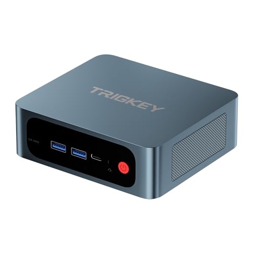 TRIGKEY Mini PC Intel Core i3-8109U (2C/4T, fino a 3,6 GHz) 16 GB DDR4 500 GB SSD, Speed S Mini Computer supporta doppia uscita 4K 2 x HDMI, 4 x USB 3.0, WiFi-5