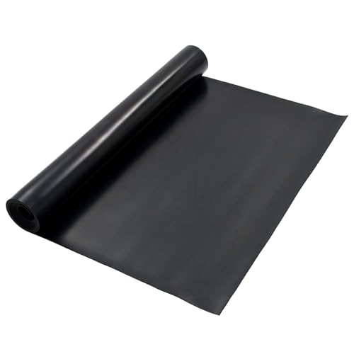 Alfombra de goma exterior negra de 1,2 x 5m resistente al agua y lavable Fasba 2
