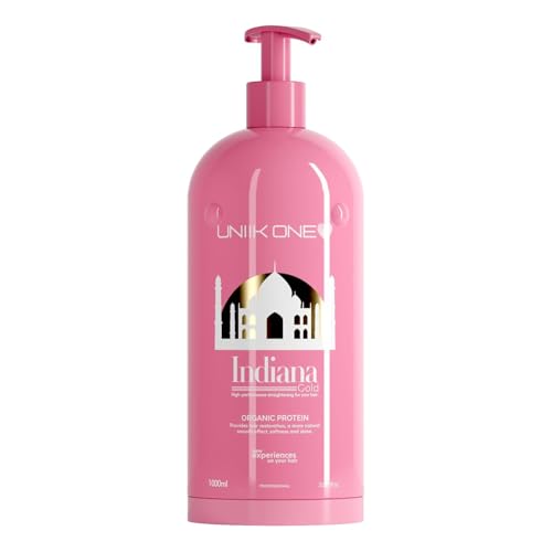 UNIIKON - Cuidado Brillo Proteico Bio Nutritivo e Hidratante - Brillo Intenso y Alisado Extremo - Fijación duradera - Todo tipo de cabello - Gama Indiana Gloss - 1000 ml