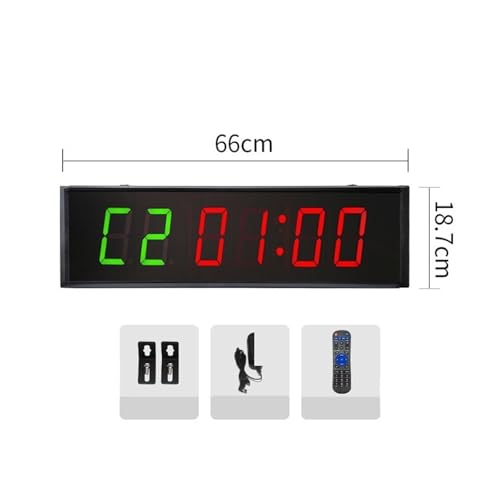 Temporizador Digital Fitness 4'' LED Multifuncción miniatura 3