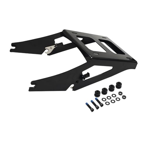 Support porte-bagages moto amovible fer noir haute capacité Softail 18-24