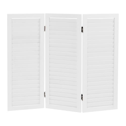 3 Panel Room Divider Screen, 35.4" W x 31.9" H