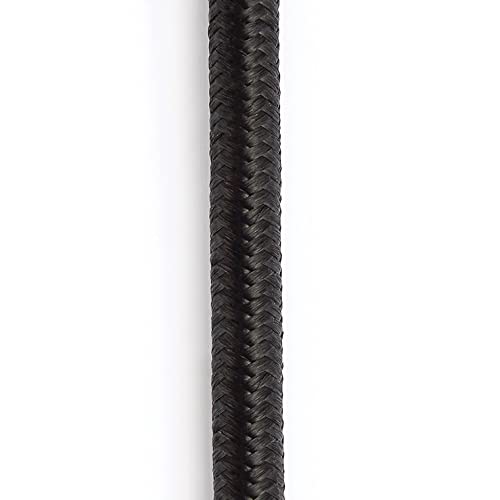 Cabo Custom Series Trançado 4.57M em Tecido Preto D'Addario Pw-Bg-15Bk