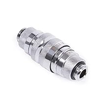 Alphacool Eiszapfen G1/4" M-M Quick Release Coupling Set, Chrome