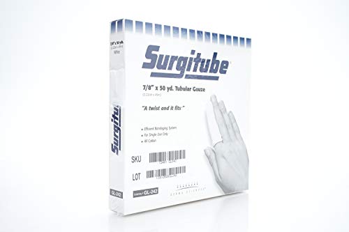 INTEGRA LIFESCIENCES SURGITUBE Tubular Bandages, White, Cotton, Size 2P, 7/8
