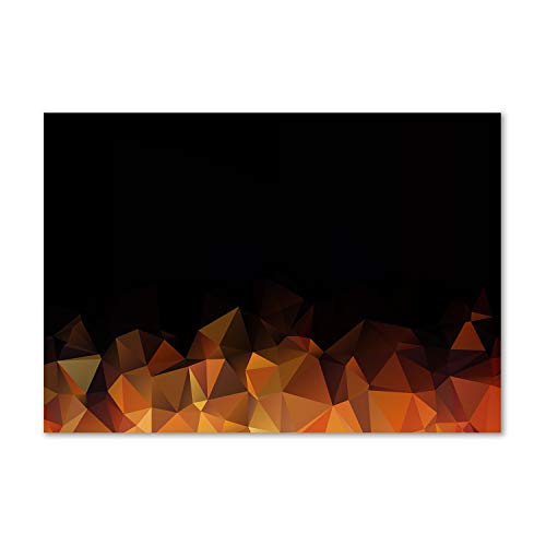 Splashback guard Tulup verre de sécurité trempé 100x70 dosseret cuisine orange