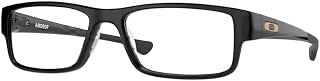 Airdrop OX8046 804602 57MM Black Ink Rectangle Eyeglasses for Men + BUNDLE With Designer iWear Complimentary Eyewear Kit