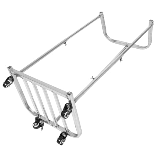 Support poubelle de camping et désherbage portable Levemolo en métal