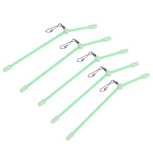 Fishing Line Leader Trace, 5pcs con tubo fluorescente PVC 15 cm miniatura 1