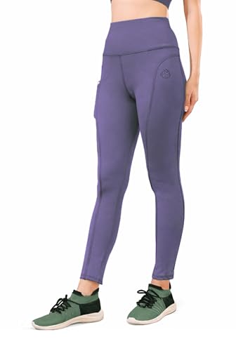 Image of Women High Rise Gym Wear Tights Stretchable Yoga Pants Fitness Leggings Gym Pants Multipurpose Slim Fit Track Pant Workout Active Wear Lower
