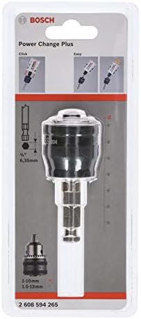 Bosch Professional 1x Power Change Plus Adapter (HEX 8.7 mm, HSS-G Drill Bit Ø 7.15 x 85 mm, Accessory Hole Saw)