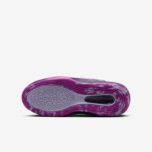 Nike IsoFly Big Kids' Basketball Shoes (FN4384-500, Dark Raisin/Hot Fuchsia/Hydrangeas) Size 12