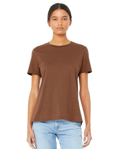Ladies' Relaxed Jersey Short-Sleeve T-Shirt - CHESTNUT - M