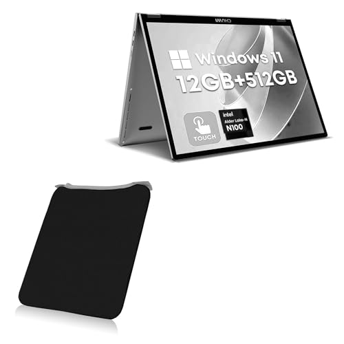 BoxWave Case Compatible with Chuwi MiniBook X N100 2-in-1 Touchscreen Laptop (10.51 in) - SlipSuit, Soft Slim Neoprene Pouch Protective Case Cover - Jet Black