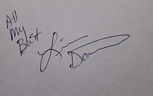 Lisa Darr Actress Film and Numerous TV Shows Autographed 3x5 Index Card 106