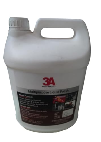 Image of 3A A QUALITY PRODUCT All-in-One Multipurpose Liquid Car Polish Suitable for Dashboard, Restores Faded Plastic & Fibre, Exterior, Metal Parts, 500ml