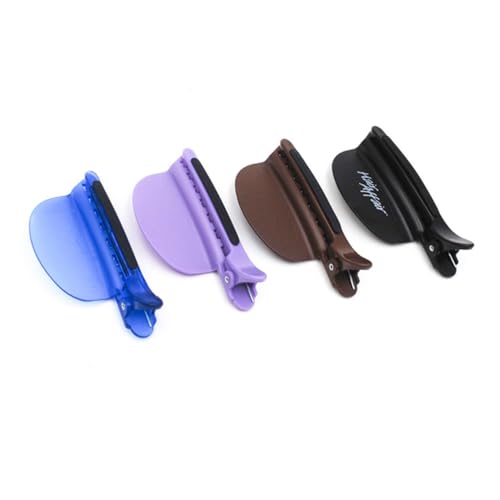 Vaguelly 1 Pieza clip de partición de reflejos de cabello hair extensions extensiones estilo sección Salón extensión delgado clip de partición de cabello herramienta de peluquería Blue