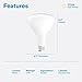 Sunco 10 Pack BR40 LED Light Bulbs, Indoor Flood Lights, Recessed Can Light Bulb, 1400 LM, 17W (100W Equivalent), 2700K Soft White, Dimmable, E26 Base, for Home, Bedroom, Kitchen UL.