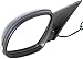 Kool Vue Driver Side Power Heated Mirror for Volkswagen Tiguan 2009-2017 Manual Fold With Signal Light; Without Memory & Puddle Lamp Paintable