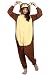 WOTOGOLD Animal Cosplay Costume Bear Unisex Adult Pajamas ,X-Large,Brown Bear