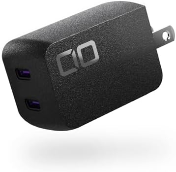 CIO NovaPort DUOⅡ 45W PD急速充電器 USB-C×2 2台同時充電 世界最小級 （ブラック）