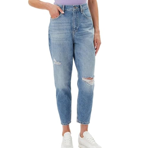 Image of Tommy Hilfiger Women's Blue Mom Jeans, Blue, 29W/ x 32L