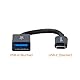Amazon Basics Adapterkabel-Konverter für USB 3.1 USB-C-auf-USB-A Stecker, 5 Gbit/s High-Speed, USB-IF-Zertifiziert, für Laptops, Tablets, Telefone (iPhone 16/15), 5.5 in, Schwarz