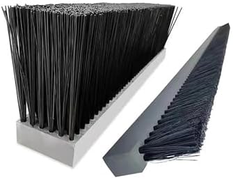 Abrasive Resistant Nylon Strip Brush for Industrial Machinery & Conveyor Cleaning - Heavy Duty 1000x30x15+80mm Cleaning Tool