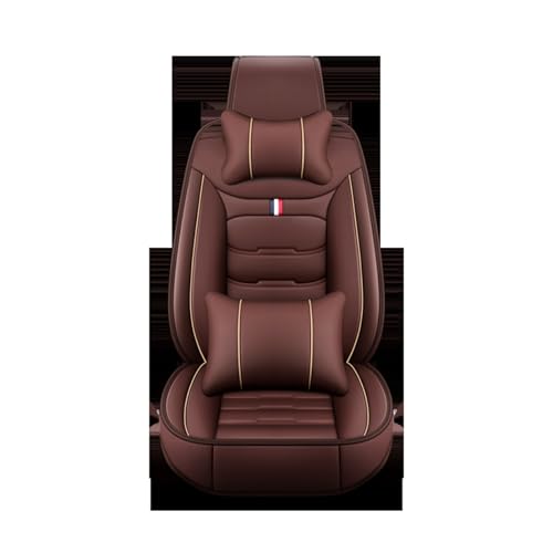 Housse de siège en cuir haut de gamme couleur café pour berline Hyundai i30