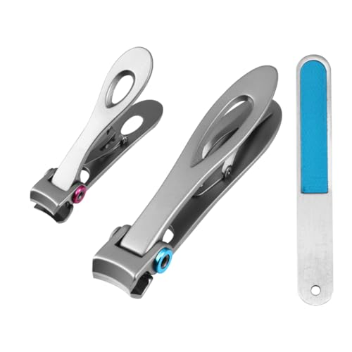 3�� �}�j�L���A�Z�b�g �c���p�ܐ؂� �ł��s���� �l�C���L�b�g nail clippers nail cutter �v���̒ܐ؂� �X�e�����X���̒ܐ؂� �X�e�����X�| Silver FRCOLOR