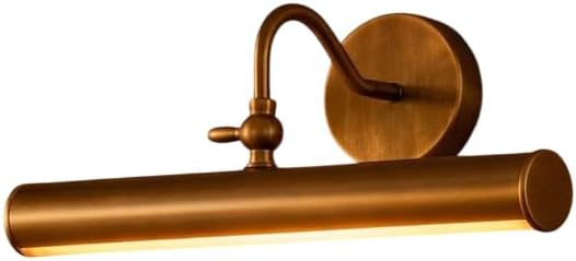 Brass Picture Light for Wall Modern Hardwired Dimmable Art Display Sconce Gallery Light for Wall Art, Portraits & Headboards (Antique Patina)