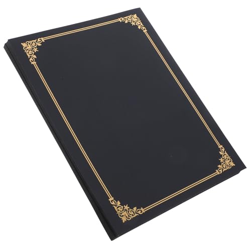 Couvertures de certificat A4 lot de 10 porte-diplômes papier pour bureau
