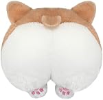 DS. Distinctive Style Car Neck Pillow Cute Corgi Butt Headrest Cotton Pillow Soft Headrest Pillow