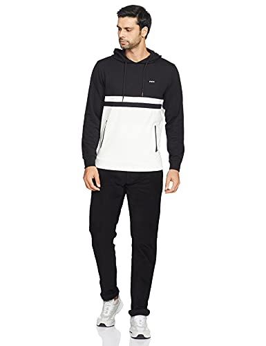 Image of Blackberrys Men's Cotton Blend Self-Design Casual Trousers
