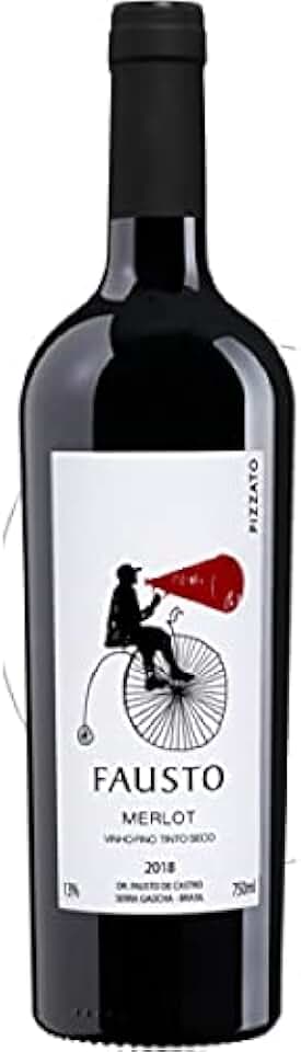 Vinho Brasileiro Pizzato Fausto Merlot
