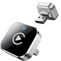 Wireless CarPlay Adapter, 2026 Upgrade Mini 2-in-1 Plug & Play USB/USB-C Dongle, Converts Wired to Wireless CarPlay for Cars, Fast Stable Android Auto Wireless Adapter for iPhone iOS 10+