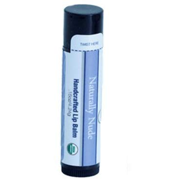 Bálsamo labial (USDA Organic) - Naturalmente desnudo  Aceite de coco hidratante sin perfume y manteca de karité