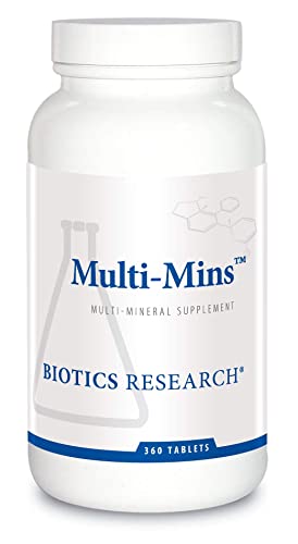 Biotics Research Multi Mins Multi Mineral Complex, Full Spectrum Mineral Complex, Balanced Source of Mineral Chelates and Whole Food, Phytochemically Bound Trace Minerals, Easily Absorbed. 360 Tabs