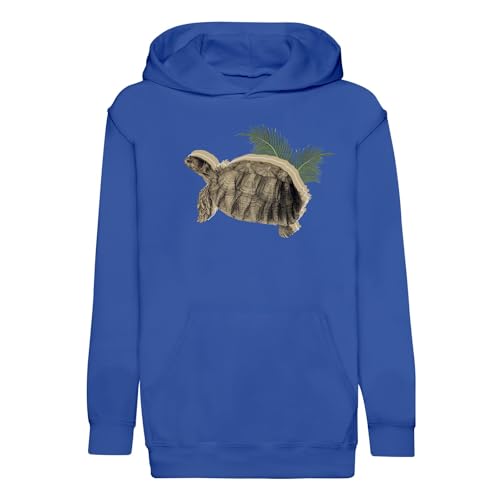 Sweat à capuche enfant tortue protège du vent frais sur la plage