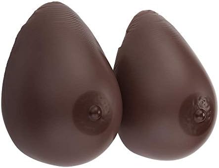 ZMASI Silicone Breast Forms for Crossdresser, Transgender Chest Enhancer, Fake Breasts Boobs Mastectomy Prosthesis (C Cup,800g/Pair. L-W-H: 6.34.32.4inch)