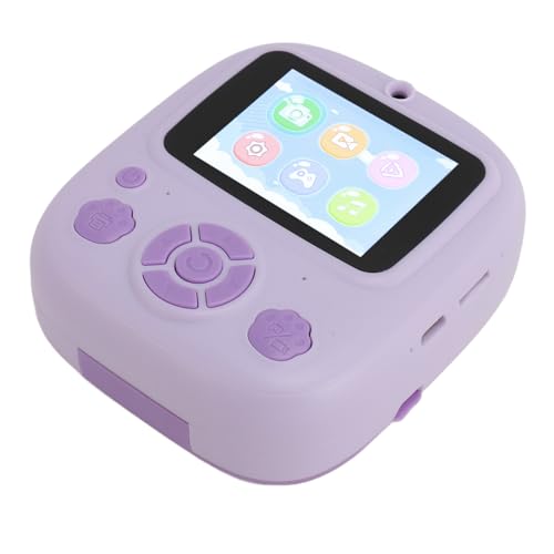 Brinquedo de Câmera de Impressão, Zoom Digital 1080P 8X, Foco Automático, Gravação de Vídeo, Câmera