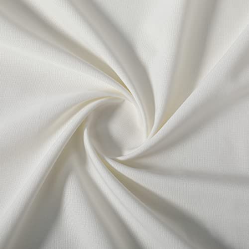 Estmy Modern Farmhouse Button Valances For Windows Khaki And Cream French Country Shabby Chic Cotton Linen Cottagecore Kitchen Curtain Valances For Living Room Bedroom Bathroom, 18’’L X 52’’W #TOP7