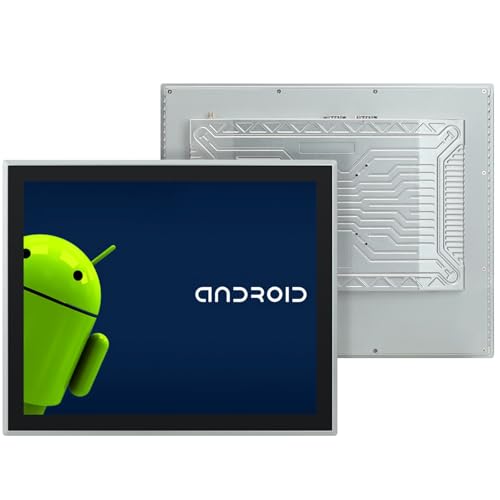 Image of 19-Inch Touchscreen Monitor,Ratio 4:3 Embedded Industiral Touch Screen Tablet with IP65 Front,WiFi & BT,Android 11 RAM 4G & ROM 32G Suitable for kiosks /Automation /ATM