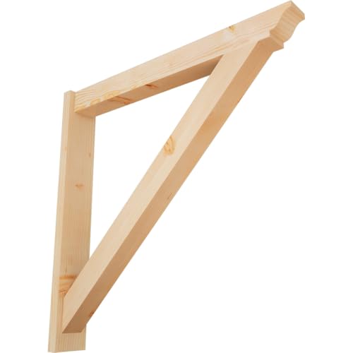 5 1/2"W x 40"D x 40"H Traditional Traditional Smooth Outlooker, Douglas Fir
