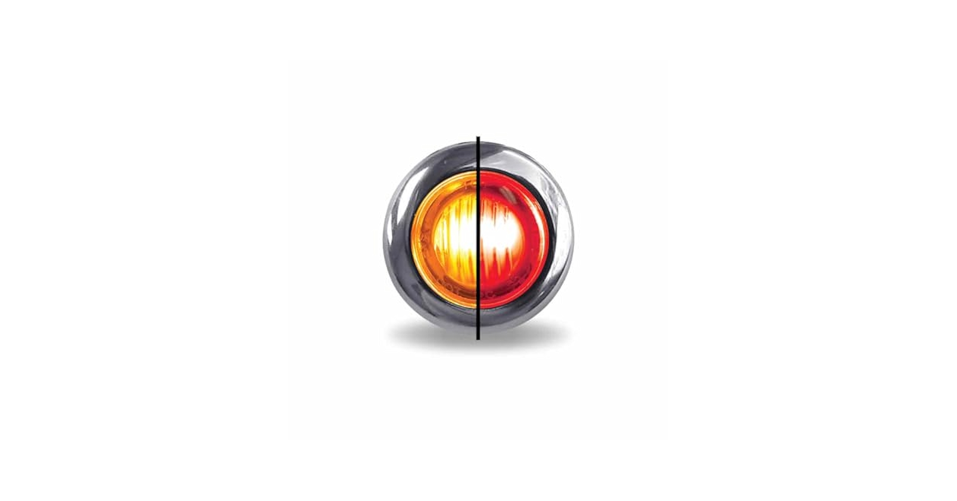 Amazon.com: TRUX TLED-BX3AR Dual Revolution Amber Marker Red