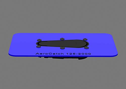 Aerocatch 125-2100 Below Panel Flush Locking Hood Latch And Pin Kit - Black #TOP3