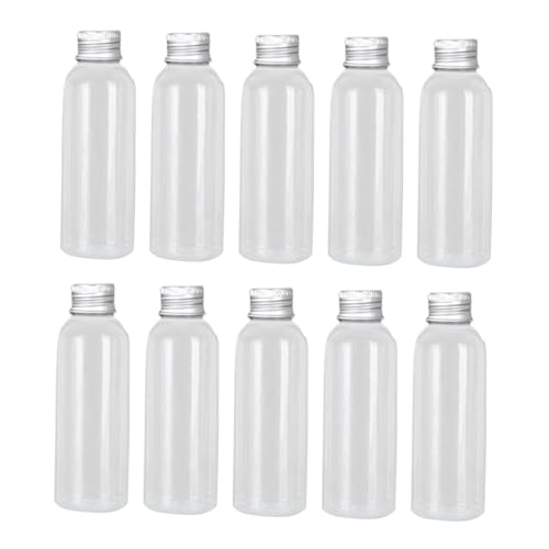 Bhuun トイレタリー用の10ピース/個旅行ボトル100ml再利用可能なクリアリキッドサンプルバイアル